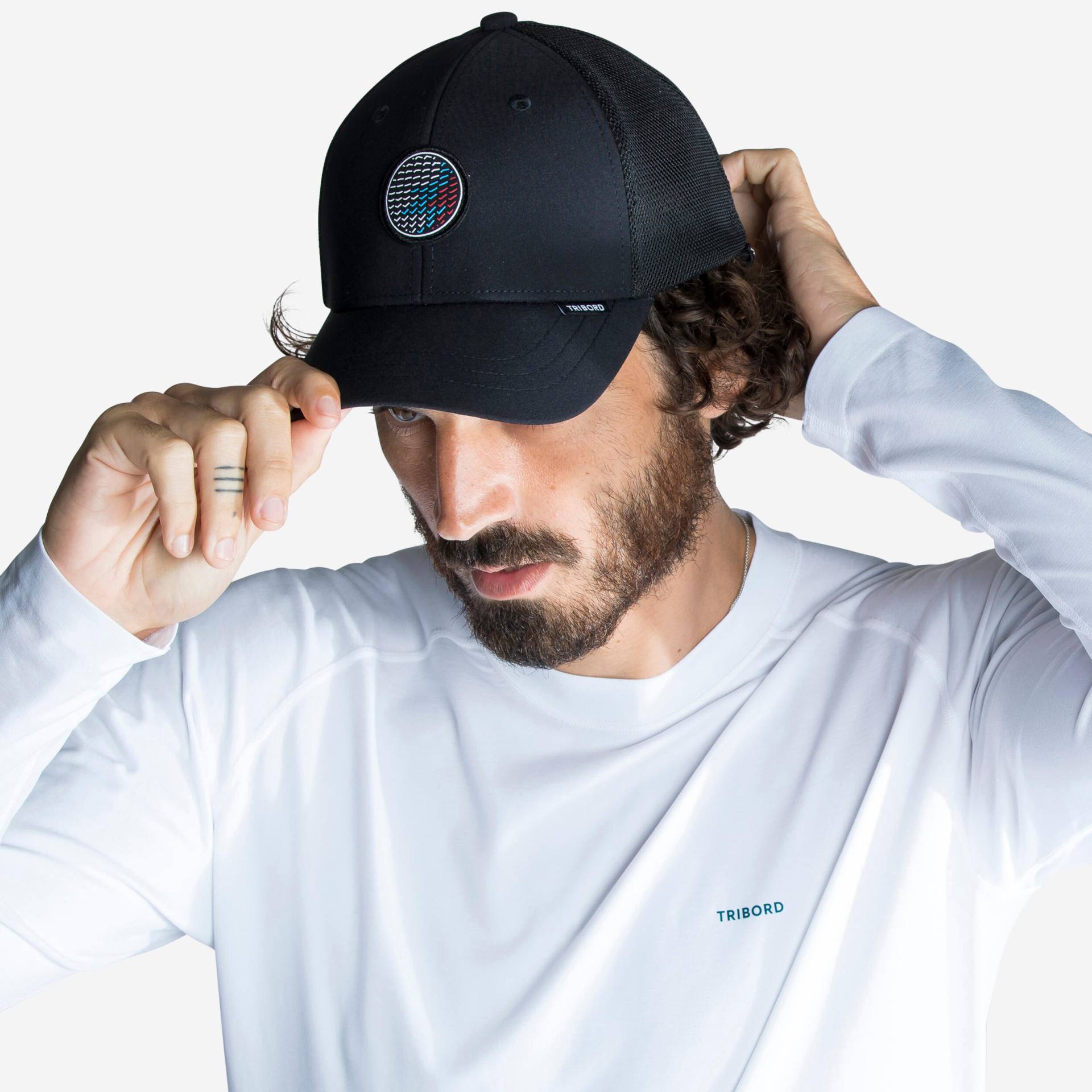 Segelcap Damen/Herren Sailing 500 schwarz Segelcap Damen/Herren Sailing 500 schwarz von TRIBORD