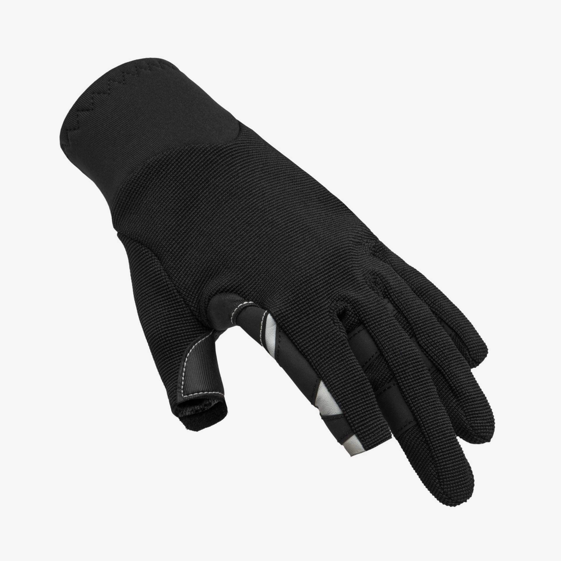 Segelhandschuhe Damen/Herren Zweifinger Sailing 900 schwarz Segelhandschuhe Damen/Herren Zweifinger Sailing 900 schwarz von TRIBORD