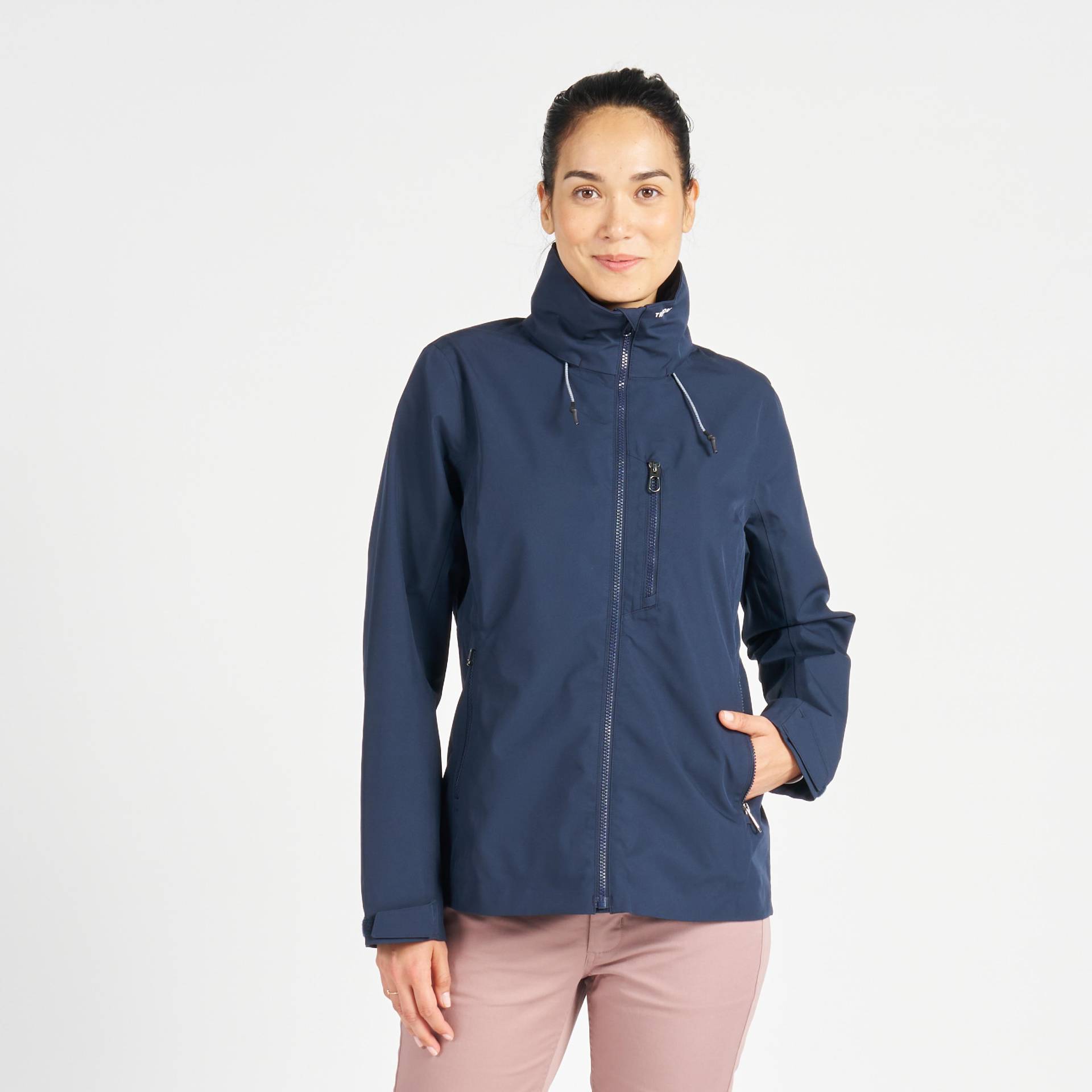 Regenjacke Segeln Damen wasserdicht winddicht - 300 marineblau von TRIBORD