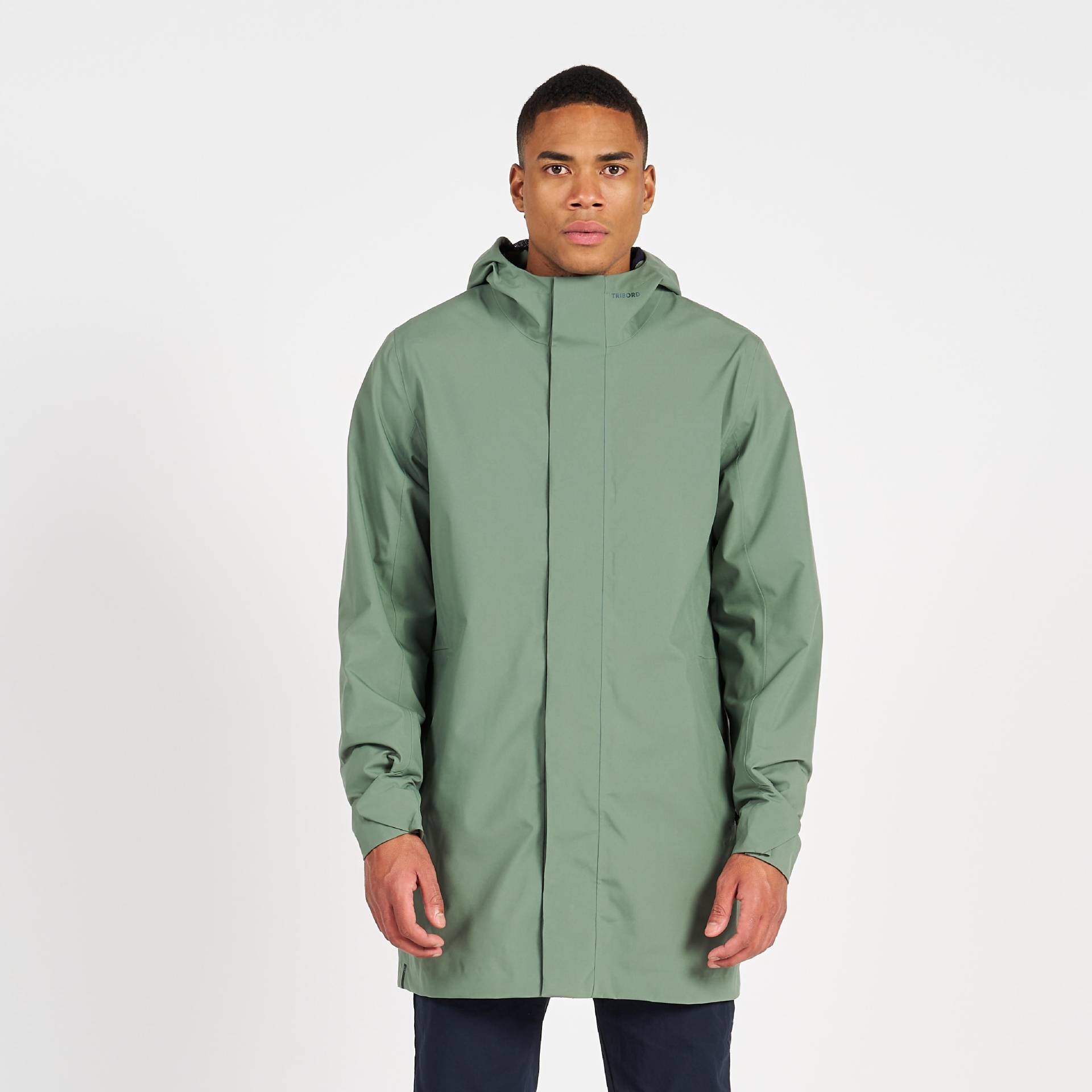 Segeljacke Herren Wachsjacke wasserdicht winddicht - 300 khaki von TRIBORD