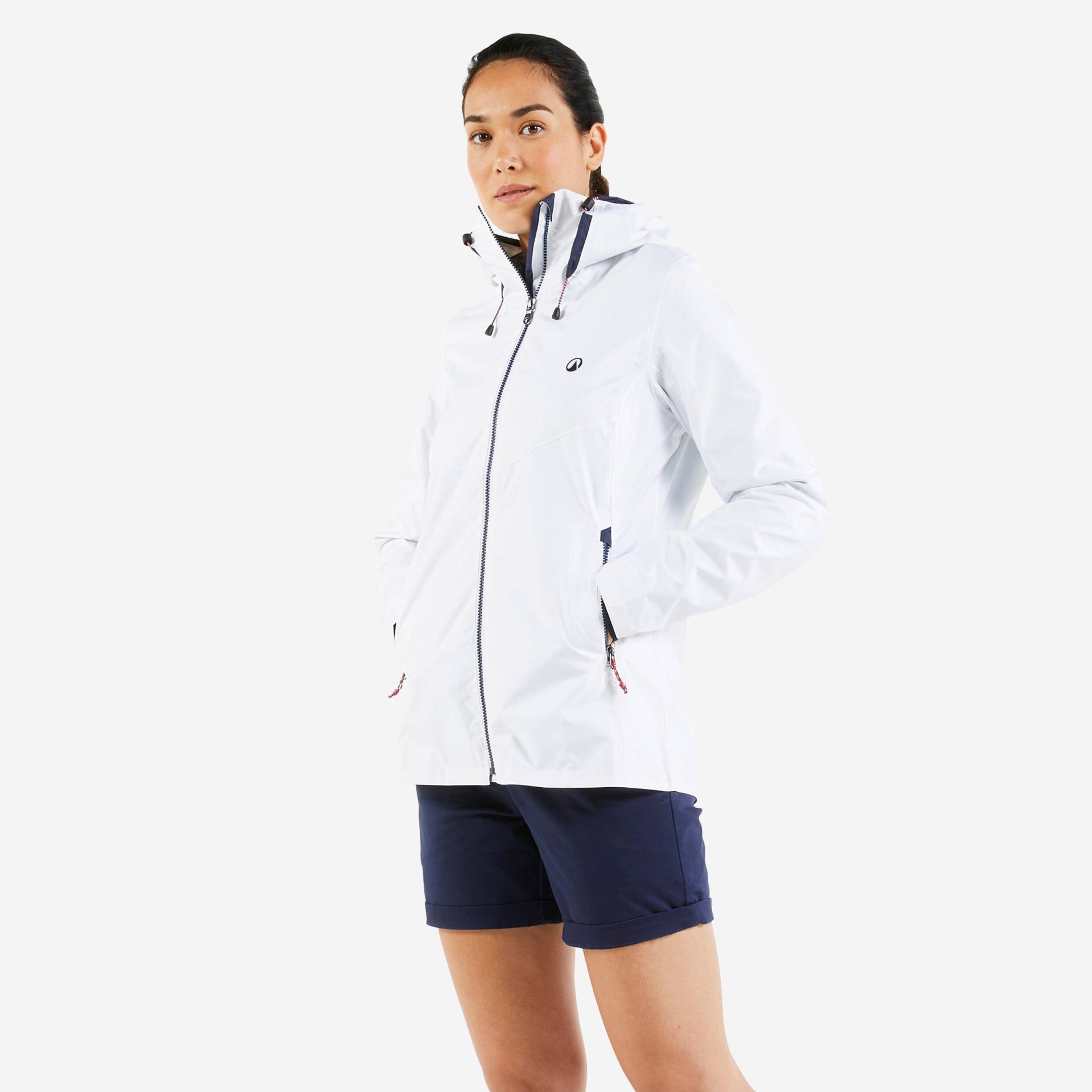 Segeljacke Regenjacke Damen wasserdicht - Sailing 100 weiss Segeljacke Regenjacke Damen wasserdicht - Sailing 100 weiss von TRIBORD
