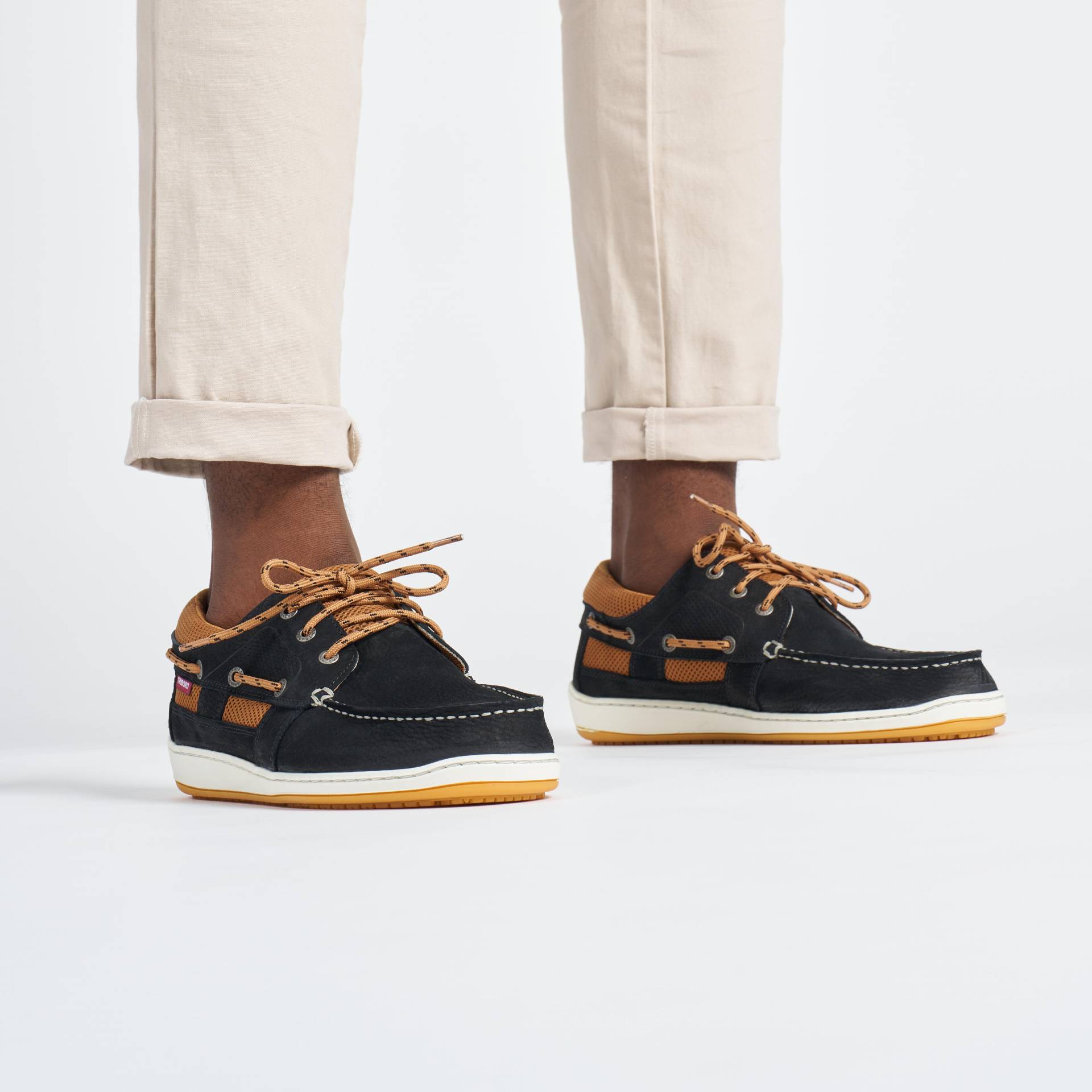 Segelschuhe Herren Leder - Clipper schwarz Segelschuhe Herren Leder - Clipper schwarz von TRIBORD