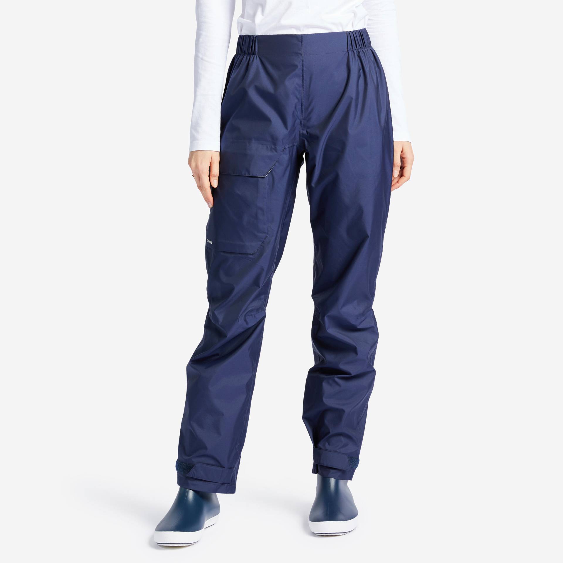 Überziehhose Segeln Regenhose Damen wasserdicht - 100 marineblau Überziehhose Segeln Regenhose Damen wasserdicht - 100 marineblau von TRIBORD