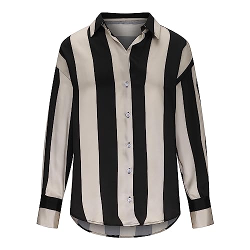 Bluse Damen Elegant Knöpfe Hemd V-Ausschnitt Longbluse Langarm Hemdbluse Business Oberteile Reverskragen Shirt Slim Fit Blusenshirt Tunika Tops Herbst Winter Leichte Langarmshirt T-Shirts für Frauen Bluse Damen Elegant Knöpfe Hemd V-Ausschnitt Longbluse Langarm Hemdbluse Business Oberteile Reverskragen Shirt Slim Fit Blusenshirt Tunika Tops Herbst Winter Leichte Langarmshirt T-Shirts für Frauen von TRIGLICOLEUM