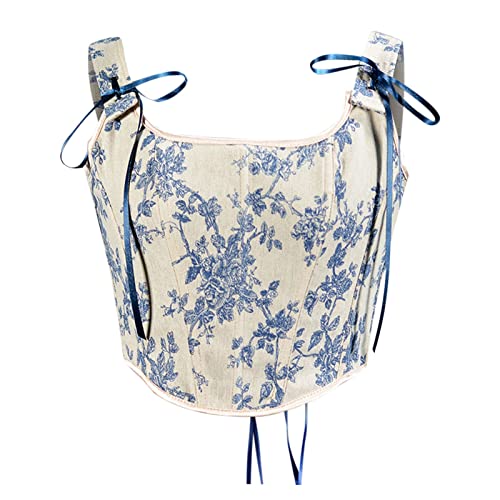 Korsett Damen Klassisches Blumen Tank Bustier Mittelalter Retro Bustier Fishbone Gericht Corset Leinen Weste Body Shaper Shapewear Mit Träger Underwear Mit Lace up Renaissance Abendkleid Zubehör Korsett Damen Klassisches Blumen Tank Bustier Mittelalter Retro Bustier Fishbone Gericht Corset Leinen Weste Body Shaper Shapewear Mit Träger Underwear Mit Lace up Renaissance Abendkleid Zubehör von TRIGLICOLEUM
