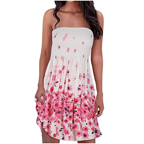 TRIGLICOLEUM Boho Kleid Damen Urlaub Strandkleid Schulternfrei Sommerkleid Elatic Wickelbrust Bandeau Kleid Leopard Druck Minikleid Plissiertes Skaterkleid Partyleid A-Linien-Kleid Freizeitkleid TRIGLICOLEUM Boho Kleid Damen Urlaub Strandkleid Schulternfrei Sommerkleid Elatic Wickelbrust Bandeau Kleid Leopard Druck Minikleid Plissiertes Skaterkleid Partyleid A-Linien-Kleid Freizeitkleid von TRIGLICOLEUM