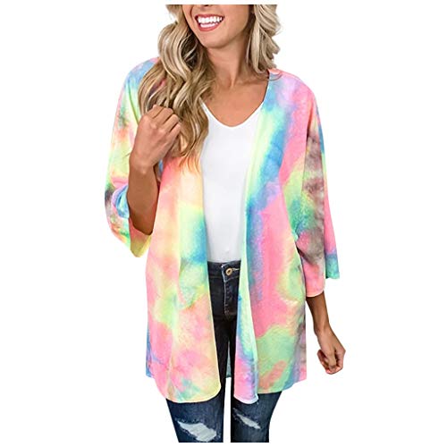 TRIGLICOLEUM Cardigan Damen Bunte Batik Strickjacke Vorne Offen Langarm Übergangsjacke Herbst Winter Strickmantel Lockere Langarmshirt Casual Bequeme Herbstjacke Leichte Jacke Urlau TRIGLICOLEUM Cardigan Damen Bunte Batik Strickjacke Vorne Offen Langarm Übergangsjacke Herbst Winter Strickmantel Lockere Langarmshirt Casual Bequeme Herbstjacke Leichte Jacke Urlau von TRIGLICOLEUM