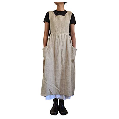 TRIGLICOLEUM Latzkleid Damen Elegantes Einfarbiges Sommerkleid Lässig Locker Trägerkleid Minirock Mode A-Linien Kleid Langes Kleid Taillenkleid Strandkleid mit Tasche Blusenkleid TRIGLICOLEUM Latzkleid Damen Elegantes Einfarbiges Sommerkleid Lässig Locker Trägerkleid Minirock Mode A-Linien Kleid Langes Kleid Taillenkleid Strandkleid mit Tasche Blusenkleid von TRIGLICOLEUM