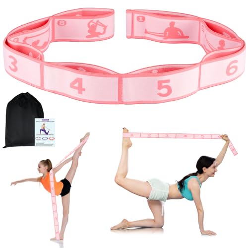 Triitech Gymnastik-Stretchband für Kinder, Stretching-Gurt mit Schlaufen, Widerstandsbänder für Trainer beim Gymnastiktraining, Yoga, Latein Triitech Gymnastik-Stretchband für Kinder, Stretching-Gurt mit Schlaufen, Widerstandsbänder für Trainer beim Gymnastiktraining, Yoga, Latein von TRIITECH