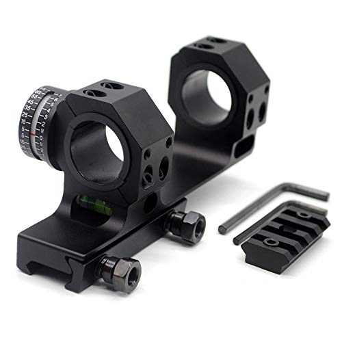 TRIROCK 25.4mm 30mm Dual Scope Rings Mount Cantilever with Angle Cosine Indicator & Bubble Level fits 21mm Picatinny Weaver Rail TRIROCK 25.4mm 30mm Dual Scope Rings Mount Cantilever with Angle Cosine Indicator & Bubble Level fits 21mm Picatinny Weaver Rail von TRIROCK