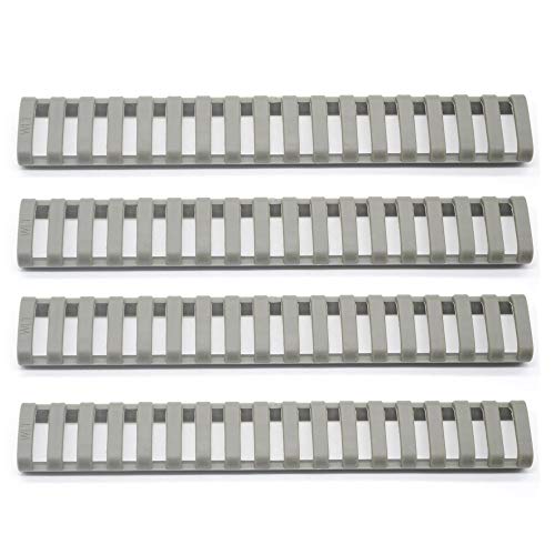 Trirock 4-Pack Gray Heat Resistant Rifle Handguard Protector Rubber Ladder Rail Cover Fits Weaver Picatinny Rail Trirock 4-Pack Gray Heat Resistant Rifle Handguard Protector Rubber Ladder Rail Cover Fits Weaver Picatinny Rail von TRIROCK