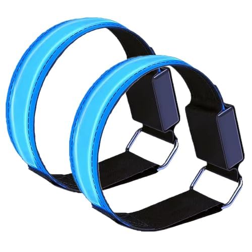 TRIXES Reflektierende 2-teilige LED-Armbänder – Klettverschluss – Ladekabel im Lieferumfang enthalten TRIXES Reflektierende 2-teilige LED-Armbänder – Klettverschluss – Ladekabel im Lieferumfang enthalten von TRIXES