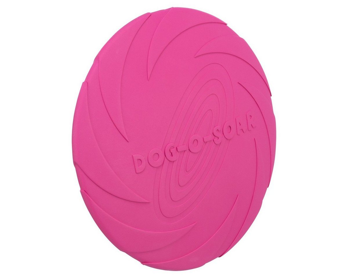 TRIXIE Outdoor-Spielzeug Dog Disc, schwimmt, Naturgummi, Durchmesser: 24 cm / Farbe: pink TRIXIE Outdoor-Spielzeug Dog Disc, schwimmt, Naturgummi, Durchmesser: 24 cm / Farbe: pink von TRIXIE