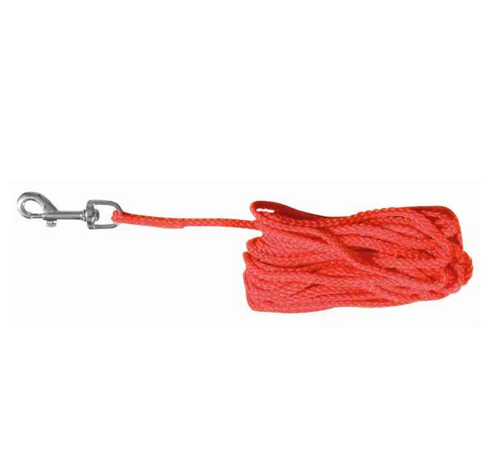 TRIXIE Schleppleine Trixie Schleppleine aus Nylon - rot, 10 m von TRIXIE