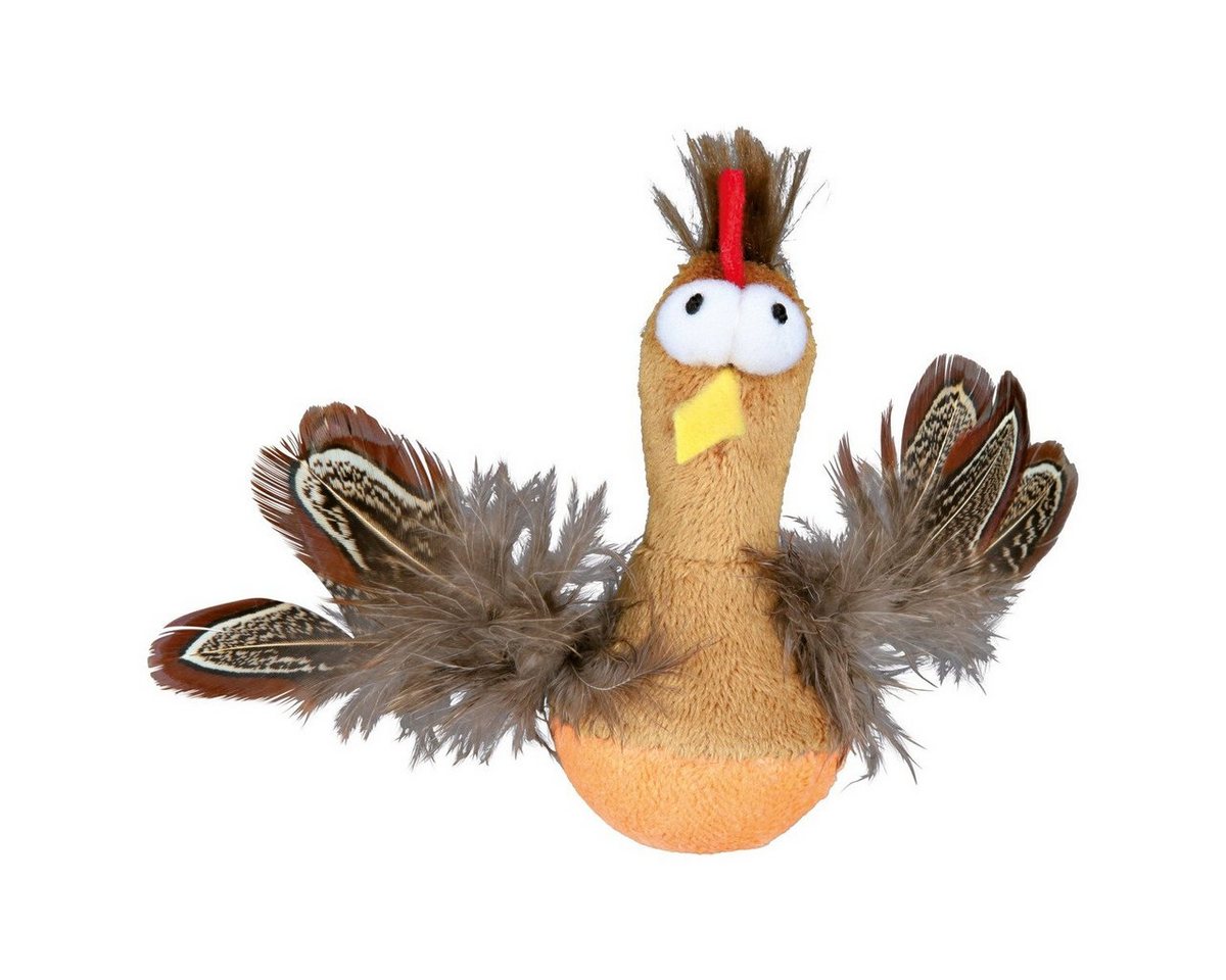 TRIXIE Tier-Beschäftigungsspielzeug Steh-auf-Huhn mit Federn und Sound TRIXIE Tier-Beschäftigungsspielzeug Steh-auf-Huhn mit Federn und Sound von TRIXIE