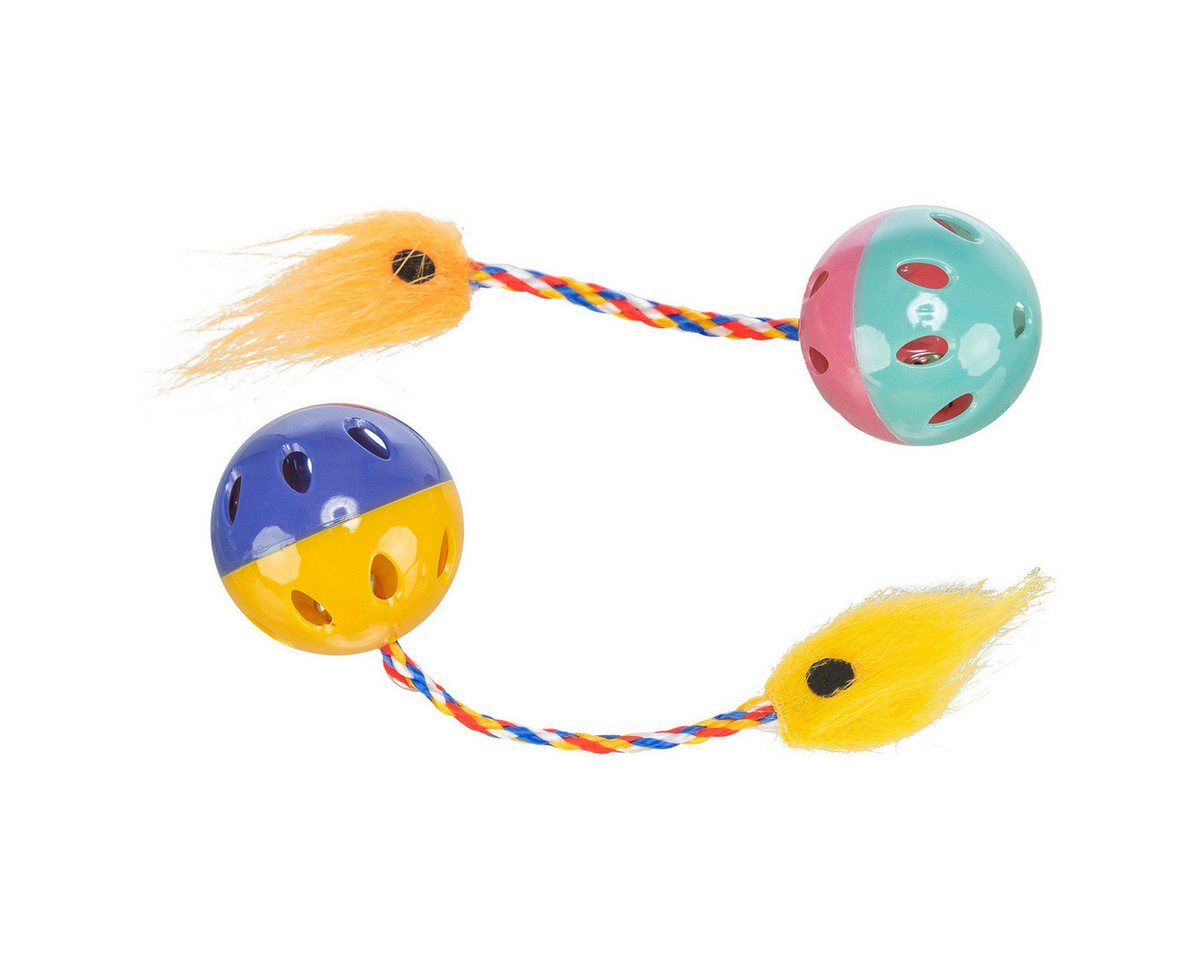 TRIXIE Tierball Rasselbälle mit Spielschwanz TRIXIE Tierball Rasselbälle mit Spielschwanz von TRIXIE