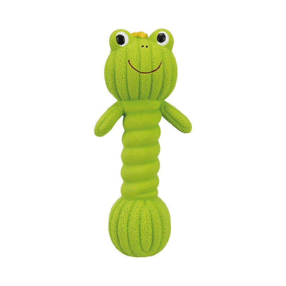 TRIXIE Tierquietschie Frosch-Hantel, Latex TRIXIE Tierquietschie Frosch-Hantel, Latex von TRIXIE