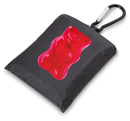 Troika Haribo Happy Shopping Bag Schlüsselanhänger mit Einkaufstasche aus Aluminium/rPET in der Farbe Schwarz-Rot, Maße: 49,5cm x 32cm x 0,3cm, HB-K08/BK, 10 kg Troika Haribo Happy Shopping Bag Schlüsselanhänger mit Einkaufstasche aus Aluminium/rPET in der Farbe Schwarz-Rot, Maße: 49,5cm x 32cm x 0,3cm, HB-K08/BK, 10 kg von TROIKA