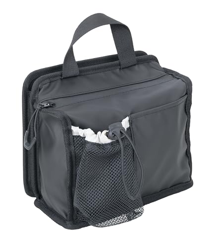 TROIKA Trolley Handgepäck Organizer Black ON TOP zur Befestigung am Reise- oder Messetrolley, viele Fächer und Elastikbänder für Trinkflasche, Smartphone, Stifte, Kabel, Powerbank, Visitenkarten TROIKA Trolley Handgepäck Organizer Black ON TOP zur Befestigung am Reise- oder Messetrolley, viele Fächer und Elastikbänder für Trinkflasche, Smartphone, Stifte, Kabel, Powerbank, Visitenkarten von TROIKA