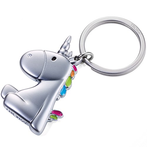 TROIKA UNICORN - KR17-08/MA - Schlüsselanhänger - Einhorn - Unicorn - nicht das letzte seiner Art - Metallguss - niedlich - mehrfarbig - das ORIGINAL von TROIKA TROIKA UNICORN - KR17-08/MA - Schlüsselanhänger - Einhorn - Unicorn - nicht das letzte seiner Art - Metallguss - niedlich - mehrfarbig - das ORIGINAL von TROIKA von TROIKA