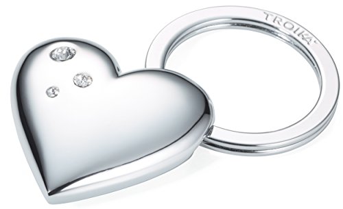 TROIKA Schlüsselanhänger Herz GIRLS BEST FRIENDS SHINY – made with SWAROVSKI® ELEMENTS – Metallguss – verchromt – silberfarben TROIKA Schlüsselanhänger Herz GIRLS BEST FRIENDS SHINY – made with SWAROVSKI® ELEMENTS – Metallguss – verchromt – silberfarben von TROIKA