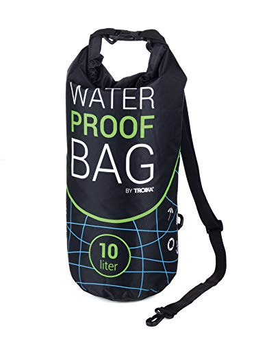 Troika Outdoor-Tasche für Wassersport, Angeln, Schwimmen, Wandern, Camping, Waterproof Bag, schwarz Troika Outdoor-Tasche für Wassersport, Angeln, Schwimmen, Wandern, Camping, Waterproof Bag, schwarz von TROIKA