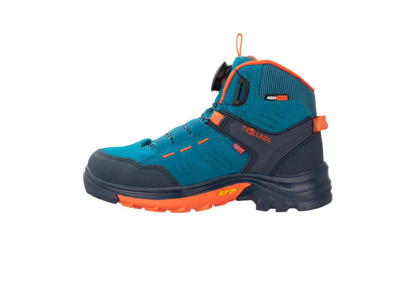 TROLLKIDS Kids Gjende Hiker Mid hellblau Trekkingschuh TROLLKIDS Kids Gjende Hiker Mid hellblau Trekkingschuh von TROLLKIDS