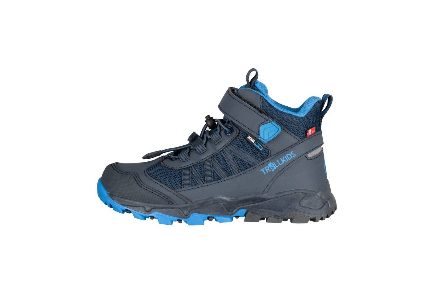 TROLLKIDS KIDS TRONFJELL HIKER MID Wanderschuh wasserdicht, Klettverschluss, reflektierende Details TROLLKIDS KIDS TRONFJELL HIKER MID Wanderschuh wasserdicht, Klettverschluss, reflektierende Details von TROLLKIDS