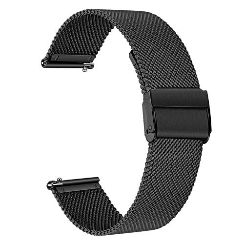 TRUMiRR Ersatz für Venu Sq 2 Music/Vivomove Sport/Venu 2 Plus Armband, 20mm Mesh Gewebte Edelstahl Armband Metall Uhrenarmband Ersatzband für Garmin Venu 2 Plus 43mm/ Vivomove HR Sport/Venu Sq Music TRUMiRR Ersatz für Venu Sq 2 Music/Vivomove Sport/Venu 2 Plus Armband, 20mm Mesh Gewebte Edelstahl Armband Metall Uhrenarmband Ersatzband für Garmin Venu 2 Plus 43mm/ Vivomove HR Sport/Venu Sq Music von TRUMiRR