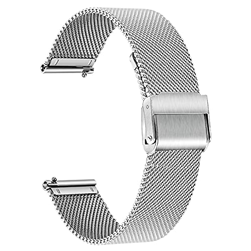 TRUMiRR Kompatibel mit Garmin Vivoactive 5/Venu Sq 2/Venu Sq/Sq Music/Venu 2 Plus 43mm Armband,Mesh Gewebt Edelstahl Metall Uhrenarmband mit Schnellverschluss für Garmin Venu Sq 2/Vivomove Sport/Trend TRUMiRR Kompatibel mit Garmin Vivoactive 5/Venu Sq 2/Venu Sq/Sq Music/Venu 2 Plus 43mm Armband,Mesh Gewebt Edelstahl Metall Uhrenarmband mit Schnellverschluss für Garmin Venu Sq 2/Vivomove Sport/Trend von TRUMiRR