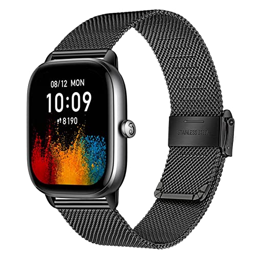 TRUMiRR Armband Kompatibel mit Amazfit Active/Amazfit GTR Mini/GTS 4 Mini/GTS 4/GTS 3/GTS 2/GTS 2 Mini/GTS 2e, 20mm Mesh Gewebte Edelstahl Metall Ersatzband für Amazfit Bip/lite/Bip 3 Pro/Bip U Pro TRUMiRR Armband Kompatibel mit Amazfit Active/Amazfit GTR Mini/GTS 4 Mini/GTS 4/GTS 3/GTS 2/GTS 2 Mini/GTS 2e, 20mm Mesh Gewebte Edelstahl Metall Ersatzband für Amazfit Bip/lite/Bip 3 Pro/Bip U Pro von TRUMiRR
