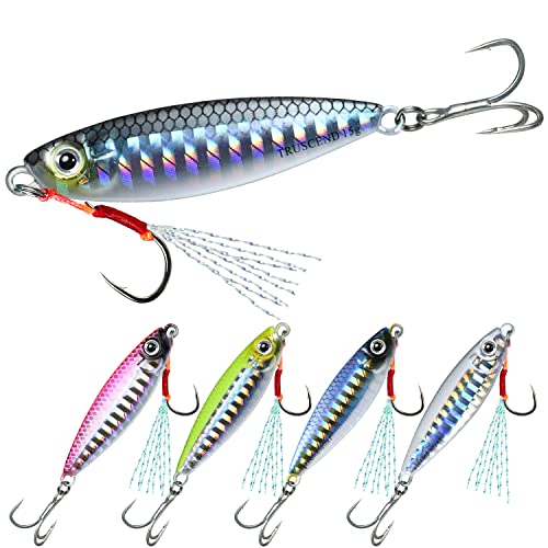 TRUSCEND Spoon Spinnköder Angelköder Kunstköder Fische Angeln Set Hecht Zander Forellen Köder Blinker Swimbait Angelzubehör Süßwasser Salzwasser Angelset Angeln Geschenk für Männer TRUSCEND Spoon Spinnköder Angelköder Kunstköder Fische Angeln Set Hecht Zander Forellen Köder Blinker Swimbait Angelzubehör Süßwasser Salzwasser Angelset Angeln Geschenk für Männer von TRUSCEND
