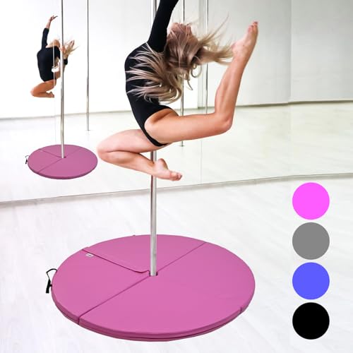 Tanzstangenmatte Matte Tanzstange Ø 120cm 5 oder 10 cm dick Pole Dance Matte Polematte Stangentanz Sturzmatte Schutzmatte Fitnessmatte (Pink, 5 cm) Tanzstangenmatte Matte Tanzstange Ø 120cm 5 oder 10 cm dick Pole Dance Matte Polematte Stangentanz Sturzmatte Schutzmatte Fitnessmatte (Pink, 5 cm) von TRUTZHOLM