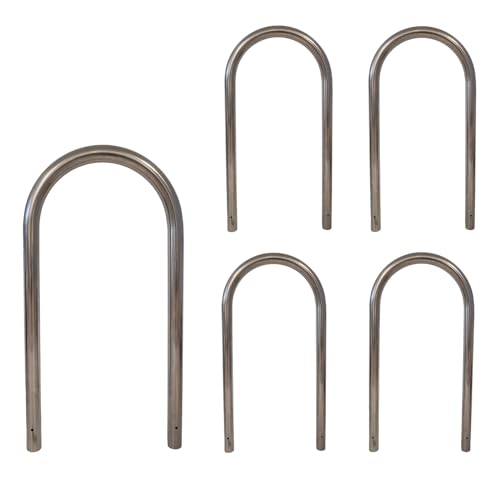 TRUTZHOLM 5X Fahrradanlehnbügel Edelstahl 115x58 cm HxB Ø 60mm Fahrradständer Anlehnbügel Anlehnständer Poller Baumschutzbügel TRUTZHOLM 5X Fahrradanlehnbügel Edelstahl 115x58 cm HxB Ø 60mm Fahrradständer Anlehnbügel Anlehnständer Poller Baumschutzbügel von TRUTZHOLM