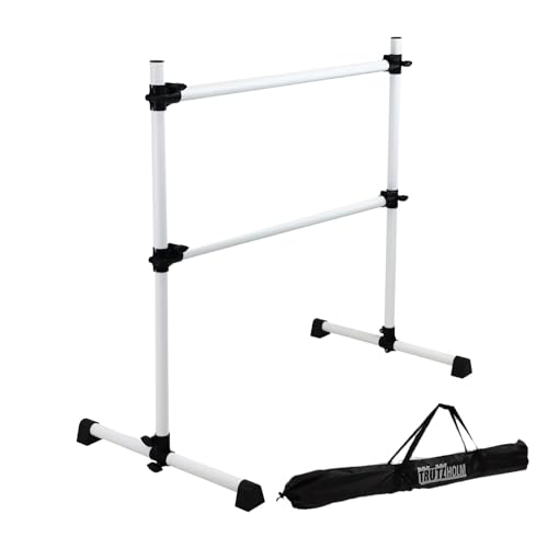 TRUTZHOLM Ballettstange freihstehend Ballett Barre höhenverstellbar von 11-120 cm Höhe, Ballet Stange Tragetasche ideall für Kinder und Erwachsene 120x125x71cm HxBxL TRUTZHOLM Ballettstange freihstehend Ballett Barre höhenverstellbar von 11-120 cm Höhe, Ballet Stange Tragetasche ideall für Kinder und Erwachsene 120x125x71cm HxBxL von TRUTZHOLM