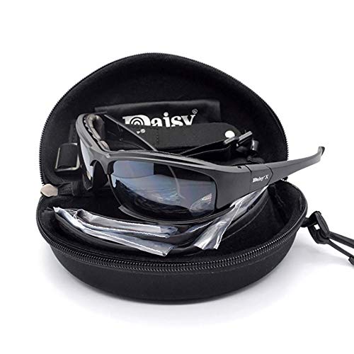 Daisy X7 Sonnenbrille UV400 Objektiv Taktische Brille Herren Brille Kit War Game Schießbrille Outdoor Radfahren Gafas von Tryway