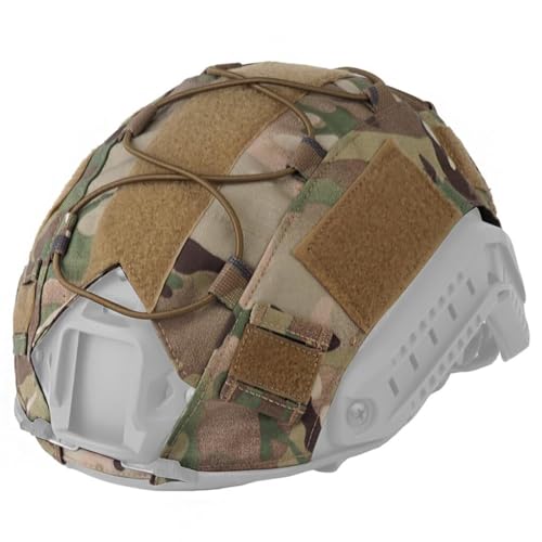 Einstellbare Jagdausrüstung Taktische Helme Zubehör Tactical FAST Helmbezug Multicam SF Airsoft Helmbezug Mit Elastischen Festen Riemen(F,L) von TS TAC-SKY