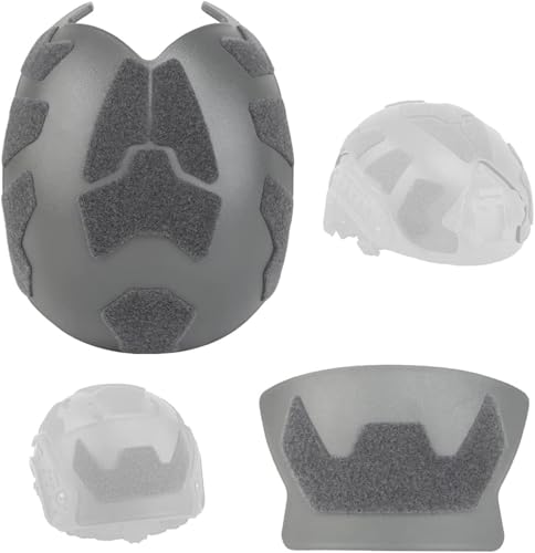 Leichte Paintball-Helmabdeckung, Super Hoch Geschnittener Helmschutz for CS-Jagd, Militärspiel, Taktisches Airsoft-FAST-SF-Helmzubehör(B) von TS TAC-SKY