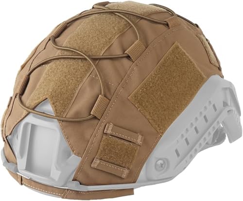 Multicam SF Airsoft-Helmbezug Mit Elastischen Festen Riemen, Verstellbar, Jagdausrüstung, Taktische Helme, Zubehör, Tactical FAST-Helmbezug(B,L) von TS TAC-SKY