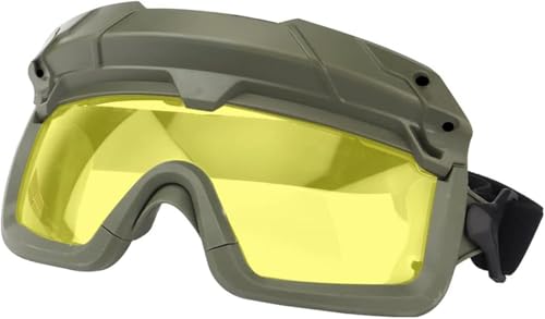 TS TAC-SKY 3 Tragevarianten Kompatibel Mit Taktischem Helm, For Outdoor-Paintball-Jagd-CS-Spiel Multicam Tactical Airsoft-Schutzbrille,(K) von TS TAC-SKY