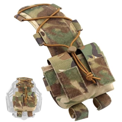 Tactical Fast Helmzubehörtasche Balancing Bag MK2 Helme Gegengewichtstasche Multicam Airsoft Helm Batterietasche(Cp) von TS TAC-SKY
