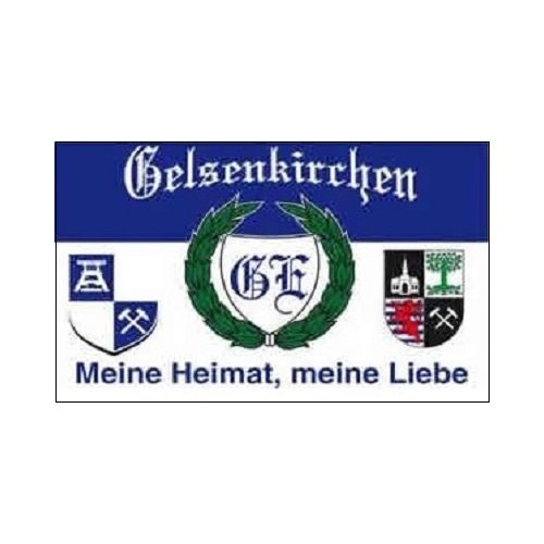 TS24direkt Gelsenkirchen Fahne ca. 90 x 150 cm - Heimat von TS24direkt