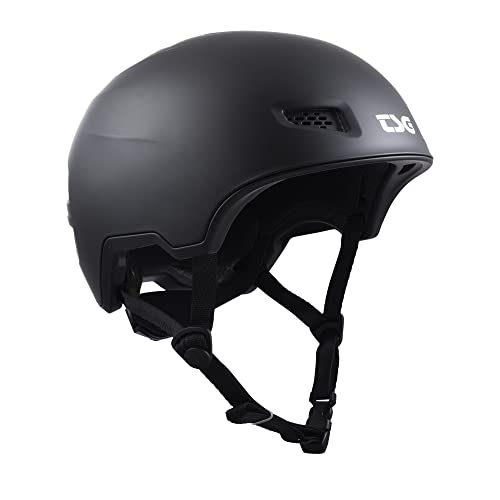 TSG All Terrain Solid Color Helm Sk8/Trott/Fahrrad/Wake/Ski/Schnee, Satin Black, X-Large von TSG