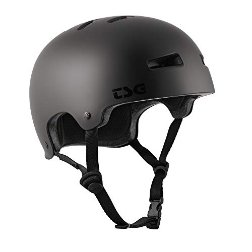 TSG Art: Uni Evolution Helm Bowl Skate Roller/BMX/Dirt/Pumptrack/MTB/E-Bike, Schwarz, S/M (54-56cm) TSG Art: Uni Evolution Helm Bowl Skate Roller/BMX/Dirt/Pumptrack/MTB/E-Bike, Schwarz, S/M (54-56cm) von TSG