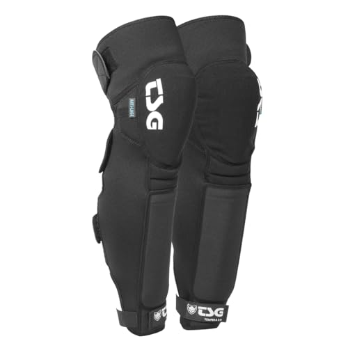 Tsg, Knee-Shinguard Temper A 2.0, Ciclocross -Schutz Für Knie Und Glänzen, Schwarz, XL_60, Unisex-Adult von TSG