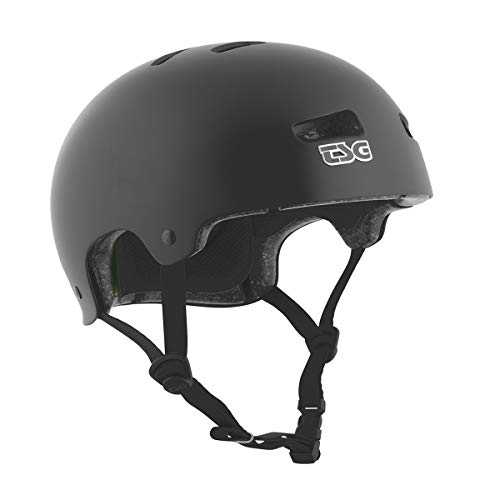 TSG Erwachsene Kraken Solid Color Helm, Satin Black, L/XL TSG Erwachsene Kraken Solid Color Helm, Satin Black, L/XL von TSG
