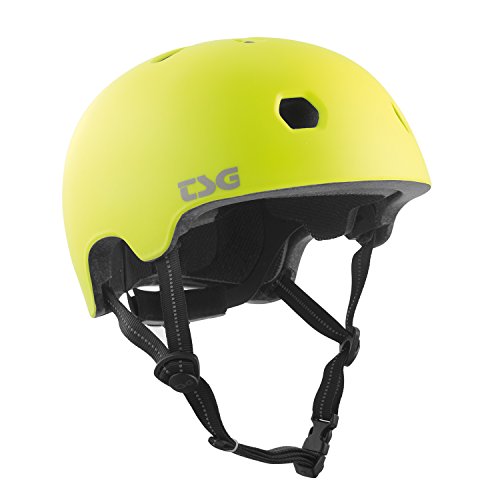 TSG Erwachsene Meta Solid Color Helm, Satin Acid Yellow, S/M TSG Erwachsene Meta Solid Color Helm, Satin Acid Yellow, S/M von TSG