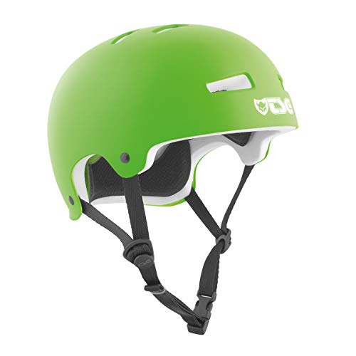 TSG Helm Evolution Solid Color,grün (satin lime green), L/XL, 75046 von TSG