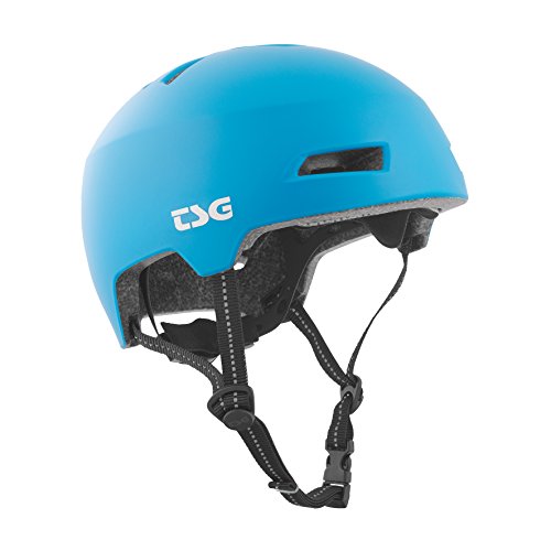 TSG Helm Status Solid Color Halbschalenhelm, Satin Dark Cyan, S/M von TSG