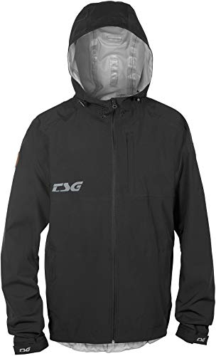 TSG Herren Drop Rain Jacket Jacke, Black, M von TSG